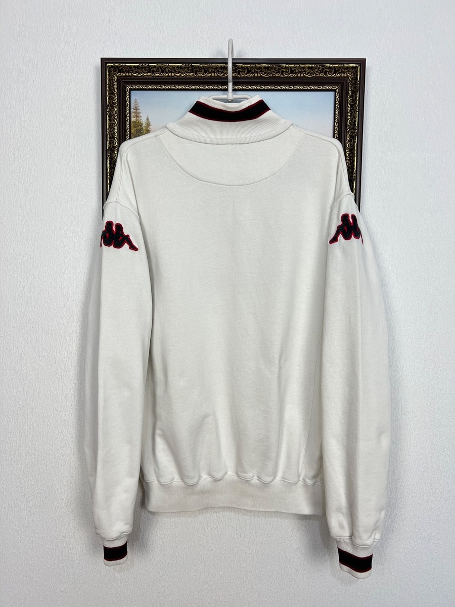 Vintage Kappa Trinidad Tobago Football Jacket Mens White Track Top
