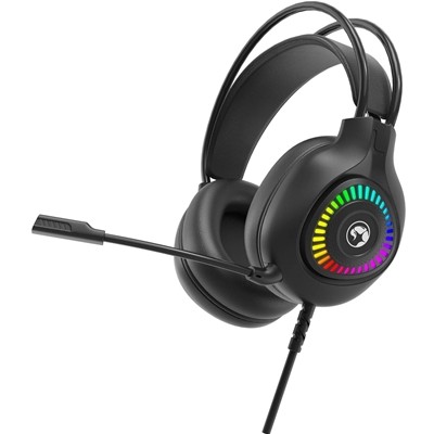 Marvo Black H8325 Akari 40 Usb 2.0 Wired Gaming Rgb Headset (Black) Head-Ban - Image 2