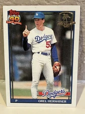 1991 Topps Operation Desert Shield #690 Orel Hershiser Los Angeles Dodgers NM D