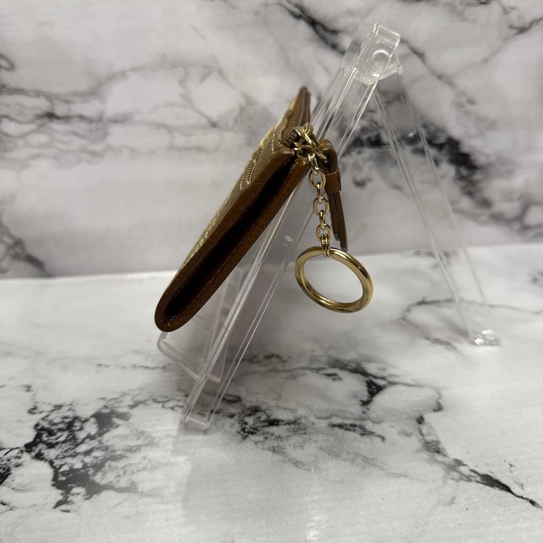 Coach 2Way Coin Case Keyring Patchwork Leather Ca… - image 3