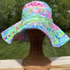 Lilly Pulitzer New Beach Hat in Catch the Wave With Tags Summer Rare