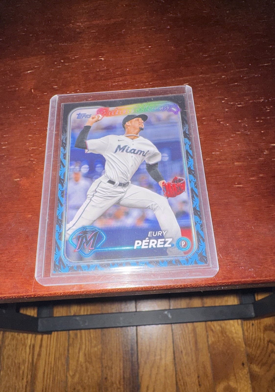 2024 Topps Series 1 - Future Stars Eury Perez #197 Team Color Border
