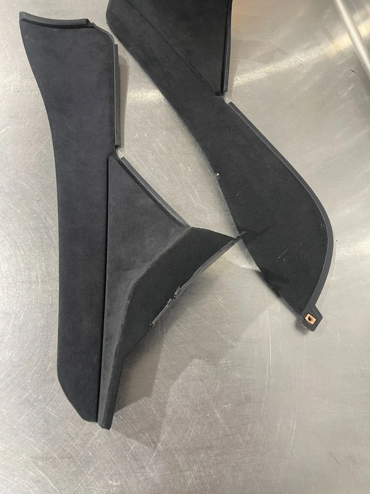 2004 Pontiac GTO Black Suede Dash Console Side Trim Panels PAIR - Image 2 of 4