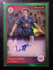 2024-25 Topps Merlin Competiciones de Clubes UEFA - Auto Viggo Gebel #AU-GE/99 Verde