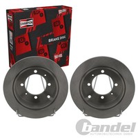 2X Champion Bremsscheiben 262Mm Voll Hinten Passend FüR Hyundai Santamo KIA