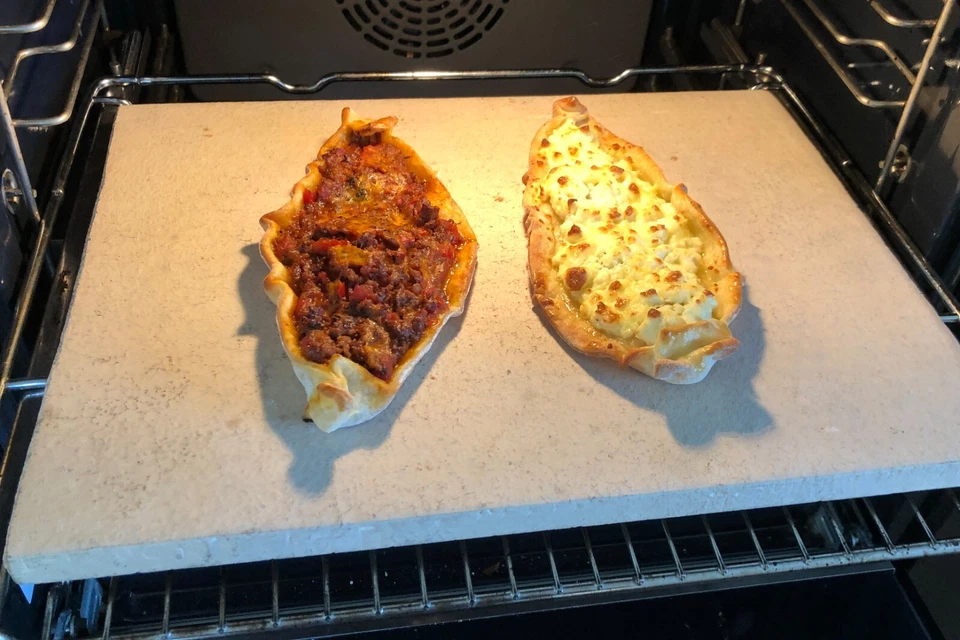 Brotback- & Pizzastein für Backofen & Grill aus Schamotte - Bild 4 von 4