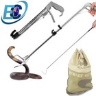 Foldable 52" Snake Tongs Hook + Catching Bag Reptile Grabber Stick Handling Tool