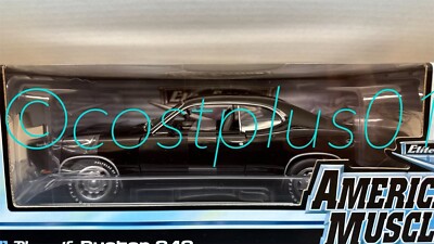 ERTL AMERICAN MUSCLE 1971 PLYMOUTH DUSTER 340 1:18 BLACK ELITE