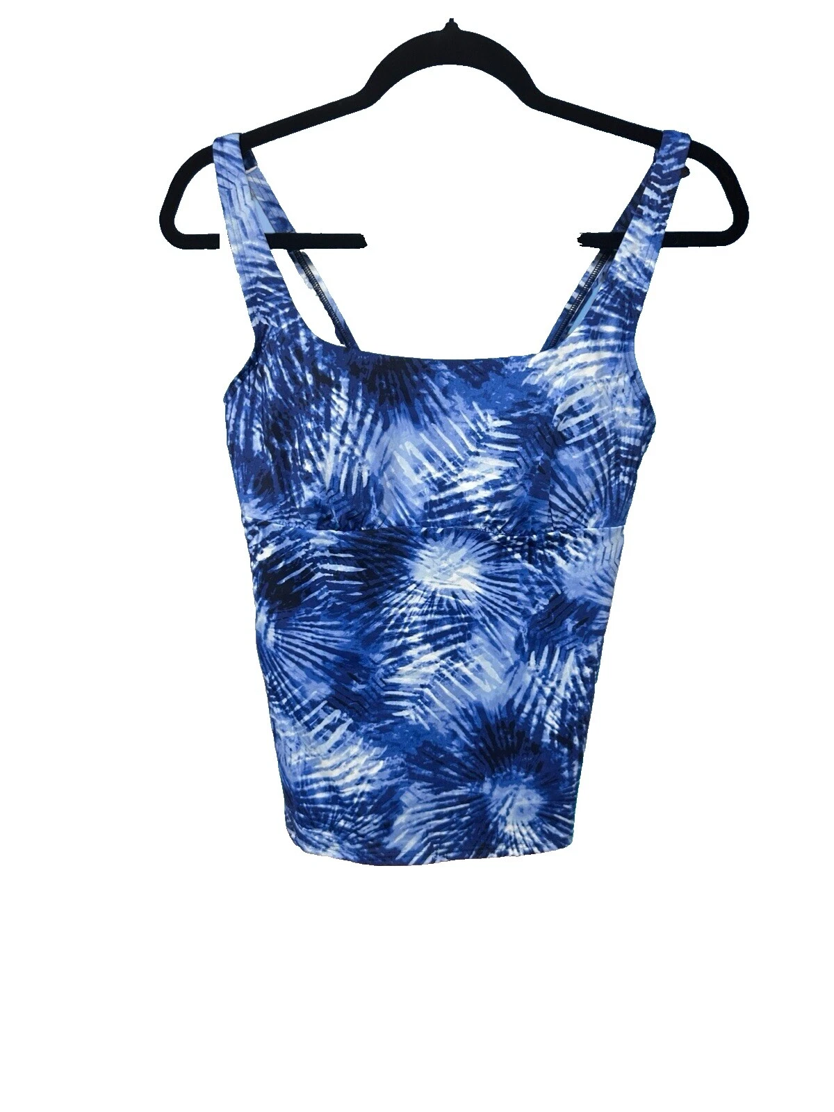 Roupa de banho feminina de náilon floral Lands' End