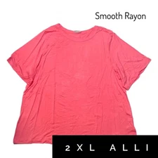 NWT - LuLaRoe - Alli Top - 2XL - Coral