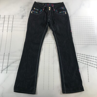 Womens Jeans Coogi Jeans Coogi Jeans Womens 5/6 Dark Blue Denim