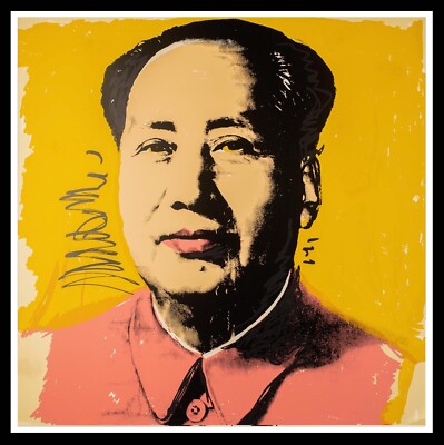 ANDY WARHOL ''Mao'' #97 -Screenprint- Museum Quality- Mao Zedong 36x36''- A Beauty!