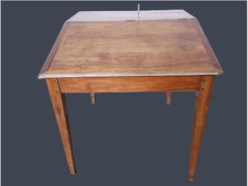 SCRITTOIO IN NOCE A RIBALTA INTEGRO E ORIGINALE DI EPOCA 800' RESTAURATA