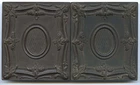 Full Case Thermoplastic Union 6th Plate Ambrotype Couple Tinted Man Woman