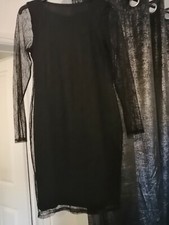 Lace overlay bodycon dress size 16 new I would say it's size 14