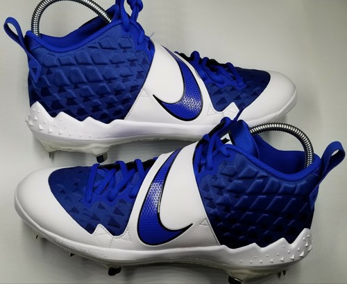 Fuerza de Nike Zoom Trucha Botines de béisbol de metal 6 Azul/Blanco Talla  12 de hombre | eBay