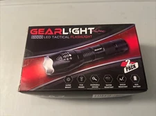 NIB Gearlight S1000 LED Tactical Flashlight - 2 Count