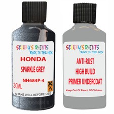 Crz Sparkle Grey Nh684P-4 With Primer Touch Up Piant For Honda