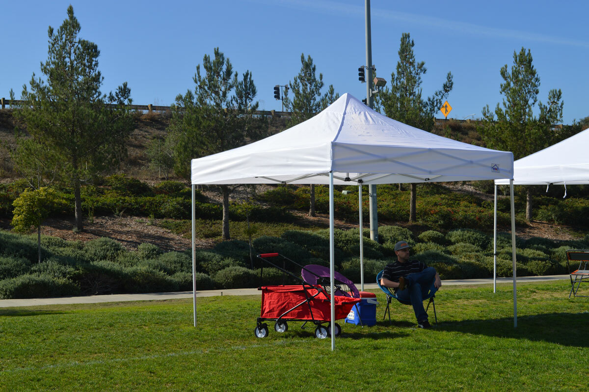 Impact Canopy 10x10 Easy Pop Up Canopy Tent Outdoor Shelter Weight Bags