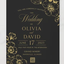 100 PRINTED PERSONALIZED INVITATIONS WEDDINGS EVENTS LINEN PAPER HIGH QUALITY