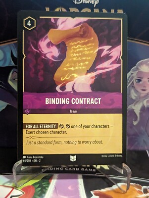 Disney Lorcana: Rise of the Floodborn - Binding Contract - 65/204