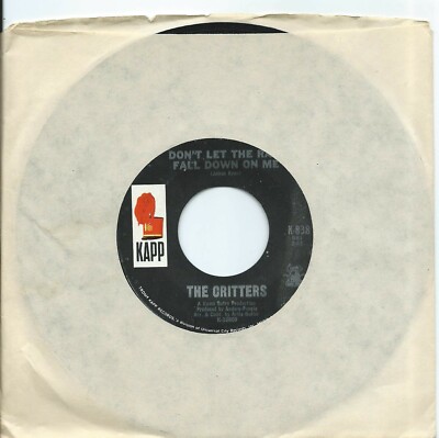 Critters (The):Don't let the rain fall down on me/Walk like a man again:US Kapp: