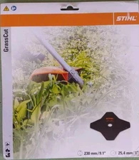 Stihl OEM Metal Grass Blade 230mm 4-Teeth 4001-713-3801