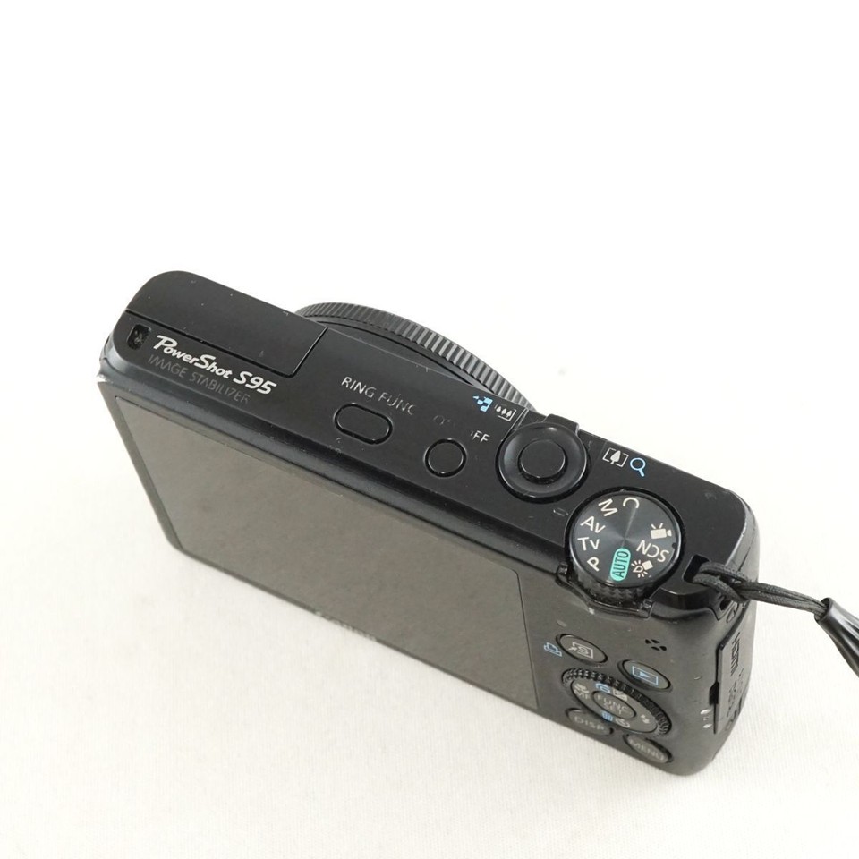 Canon Powershot S95 Optical Zoom Compact Digital Camera Black With