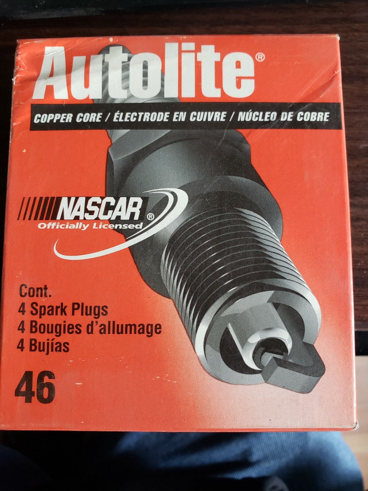 Autolite 46 Copper Resistor Spark Plug - Set of 4 shd25