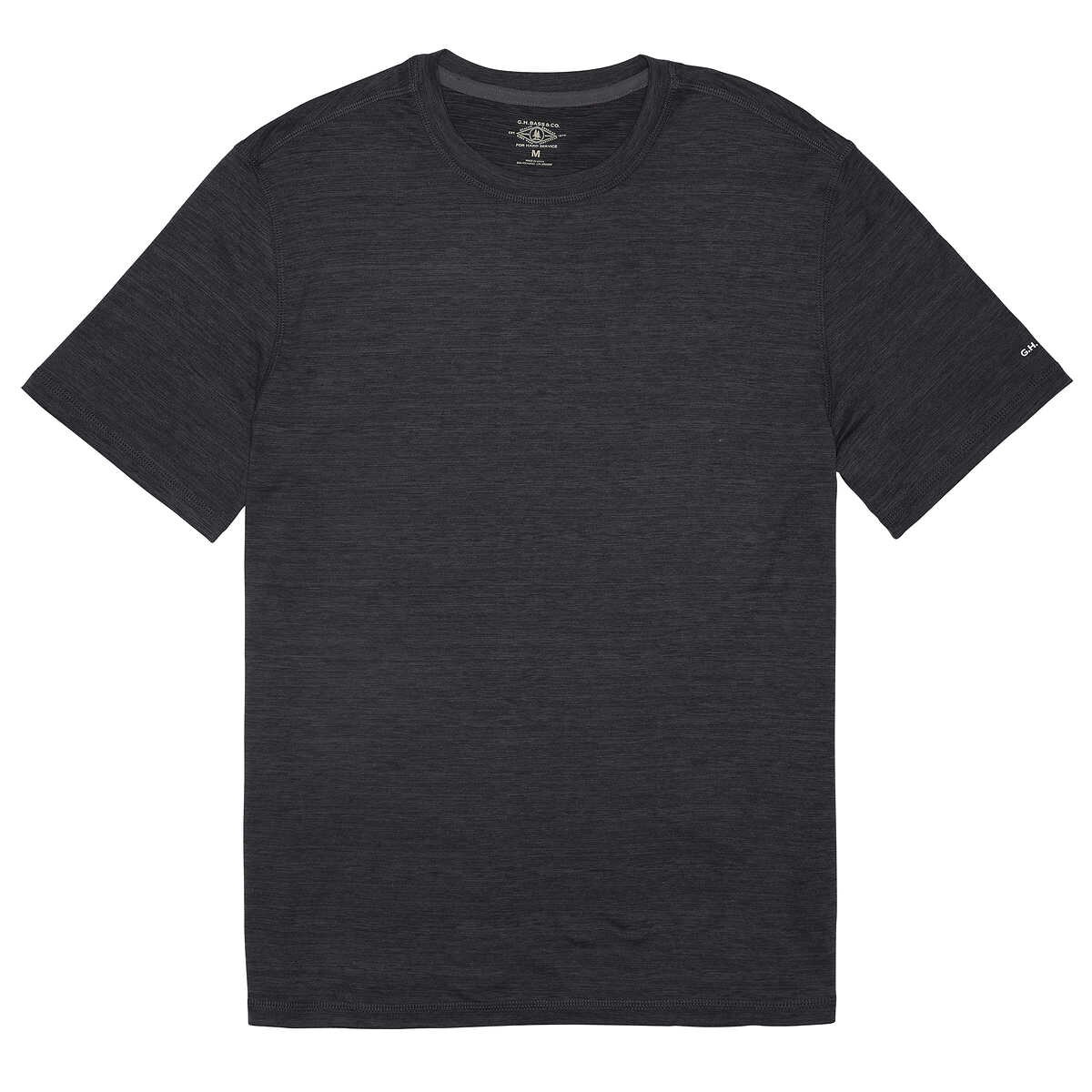 G.H. Bass Performance T Shirt Cooling Wicking Sunblock UPF 50 Blue 
