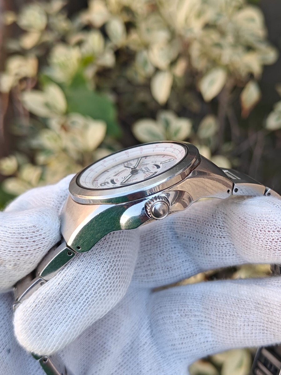 Seiko SUS SCFJ005 6M26-6020 Dancing Hands Alarm/Chrono/Timer mecha