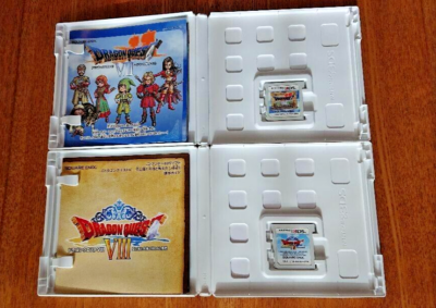 Lot 2 Dragon Quest VII VIII 7 & 8 set Nintendo 3DS Japanese ver