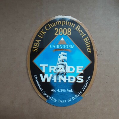 Cairngorm Brauerei gebraucht Trade Winds Pumpe Clip nur vorne Hausbar Höhle Display 