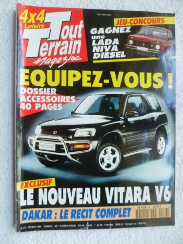 TOUT TERRAIN MAGAZINE N°67 02/1995 VITARA V6 DAKAR KIA SPORTAGE BUGEY BUG PACHIA - Bild 1 von 4