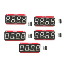 5 St&uuml;cke 4 Digit Siebensegment 0,56 "LED Anzeigemodul HT16K33 I2C F&uuml;r