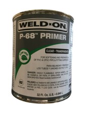 WELD-ON P68 CLEAR PRIMER 1 QT.  10209