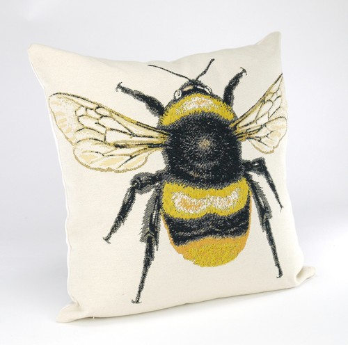 Tapestry Cushion Covers The Bug Collection Bee lady Bird Dragon Fly 17in x 17in - Picture 2 of 9