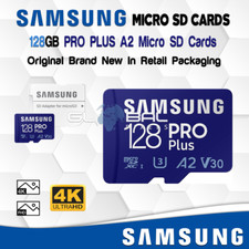 SAMSUNG Micro SD Card 128GB PRO Plus Adapter Memory Fast HD 4K HD Android Phones