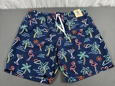 NWT Chubbies The Neon Lights Classic Swim Trunks 7  Inseam 2XL LR