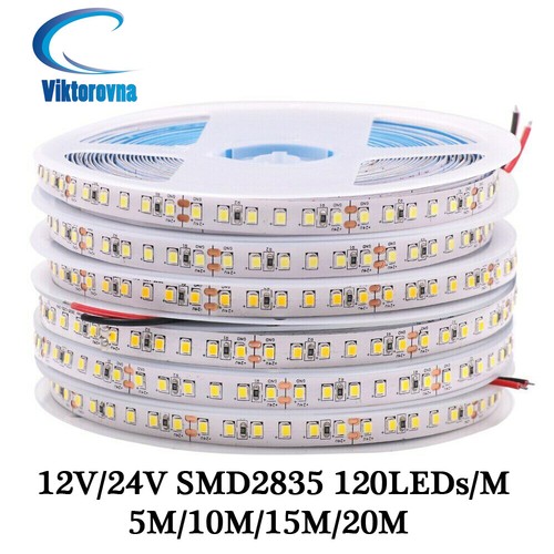 DC12V 24V 48V 2835 LED Strip lights 120leds/m High Brightness 10M 20M 30M 60M