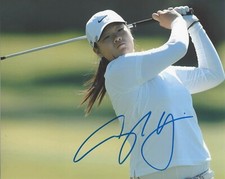 LPGA GOLFER ANGEL YIN HAND SIGNED 8x10 PHOTO A w/COA PROOF WOMEN'S GOLF