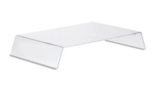 Vivitar Acrylic Laptop Portable Desk Stand - Classic Clear - Car/Travel/Bed NEW