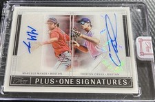 2022 Triston Casas - Marcelo Mayer Red Sox 37/49 Panini Three & Two Dual Auto