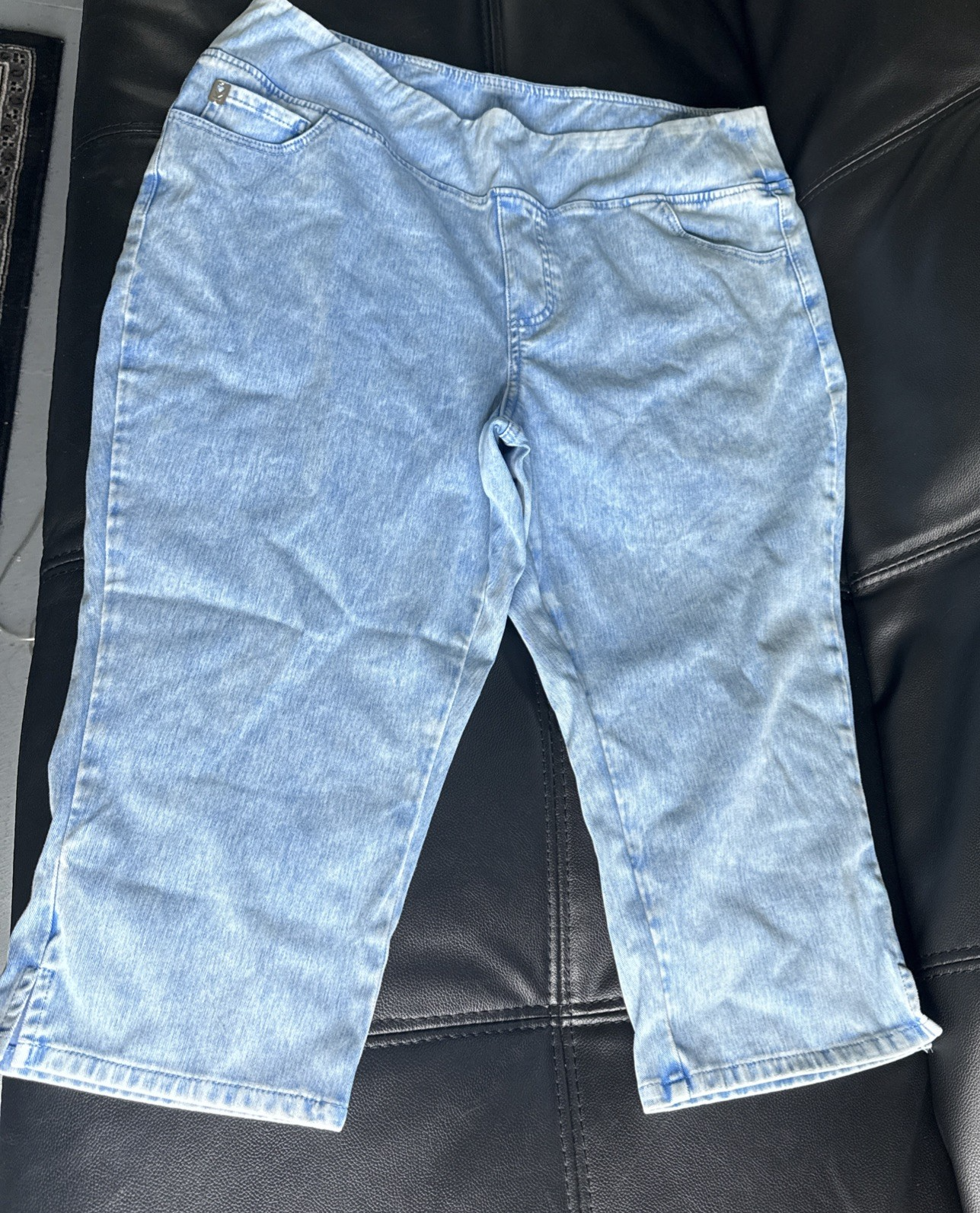 Belle By Kim Gravel, Capris, Blue, Size 18WP
