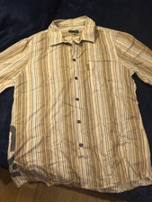 Hemd Herren Armani Jeans Kurzarm Gr. XL gestreift (leichte Gebrauchsspuren)