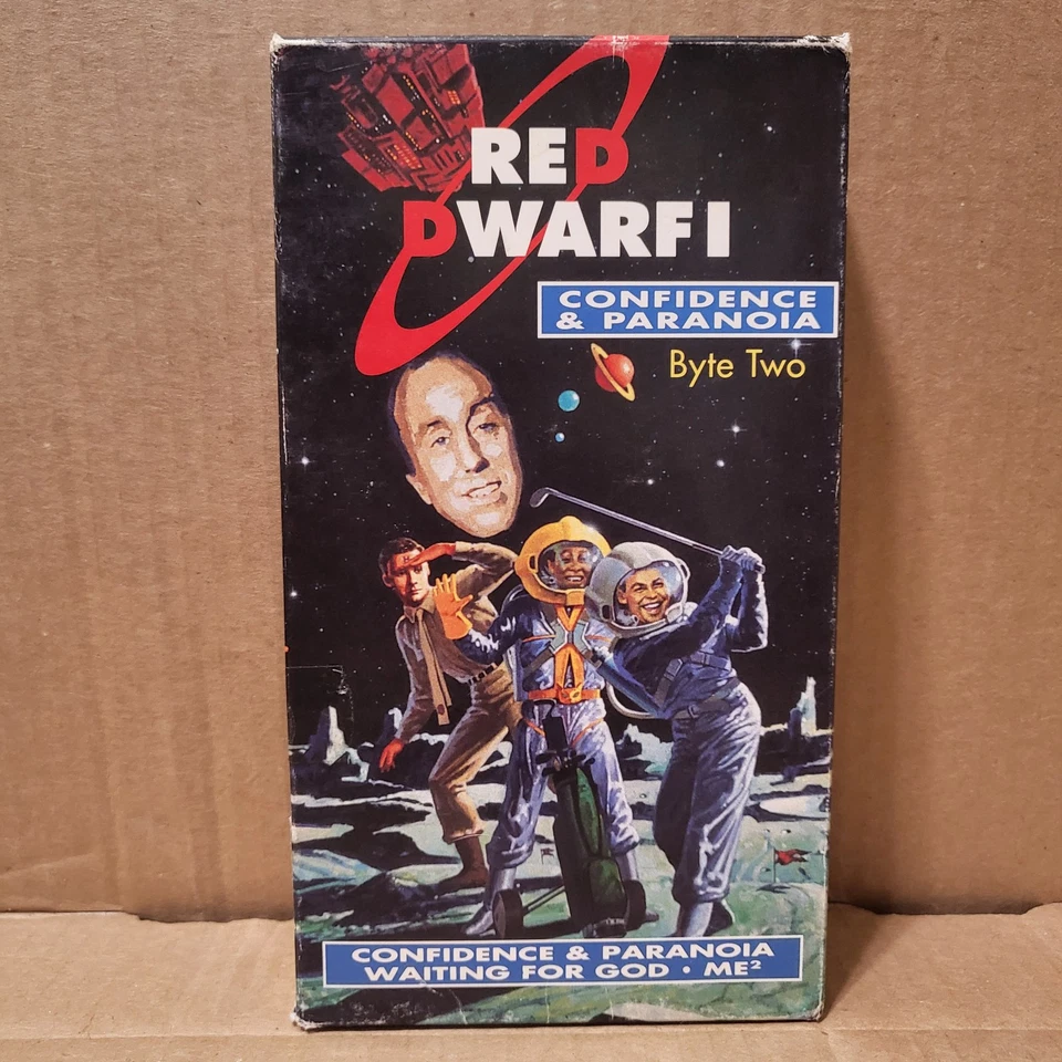 RED DWARF I Byte Two 1988 Confidence & Paranoia + Waiting for God + Me2 VHS Tape - Image 2 of 4