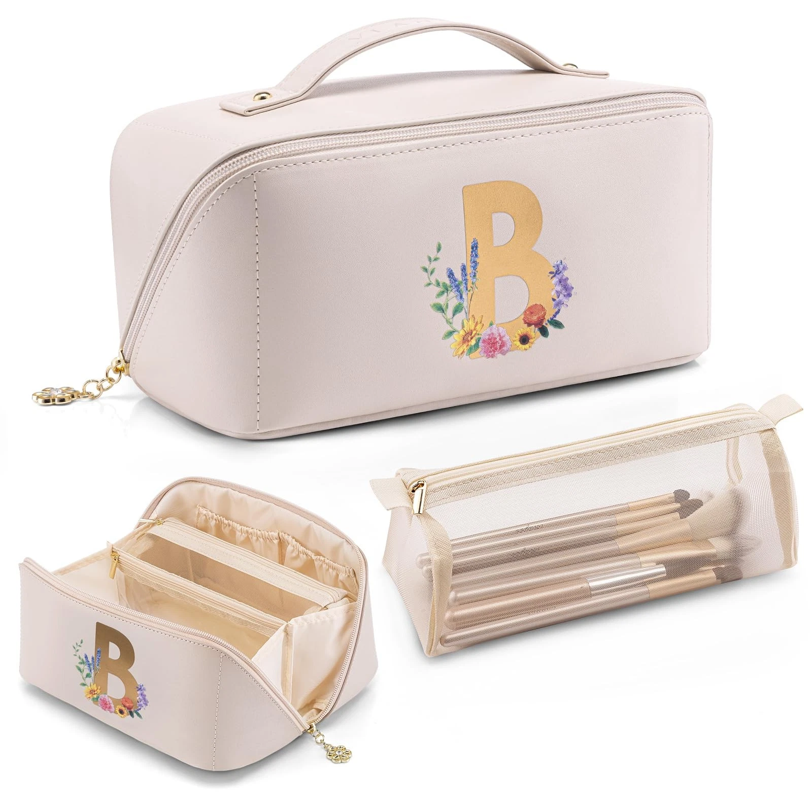 Makeup Bag,Graduation Gifts Personalized Makeup Organizer Cosmetic Bag,Travel...