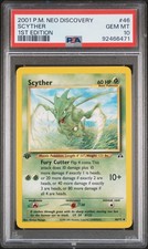 2001 Pokemon Neo Discovery 1st Edition Scyther 46/75 - PSA 10 - POP 78 on eBay