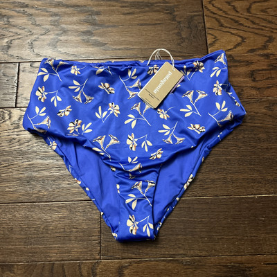 NWT Patagonia Sunrise Slider Bottoms Floral Womens Size Medium Float Blue New