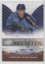 2008-09 Upper Deck Trilogy Young Star Scripts Tobias Enstrom #YS-TE Auto u2c
